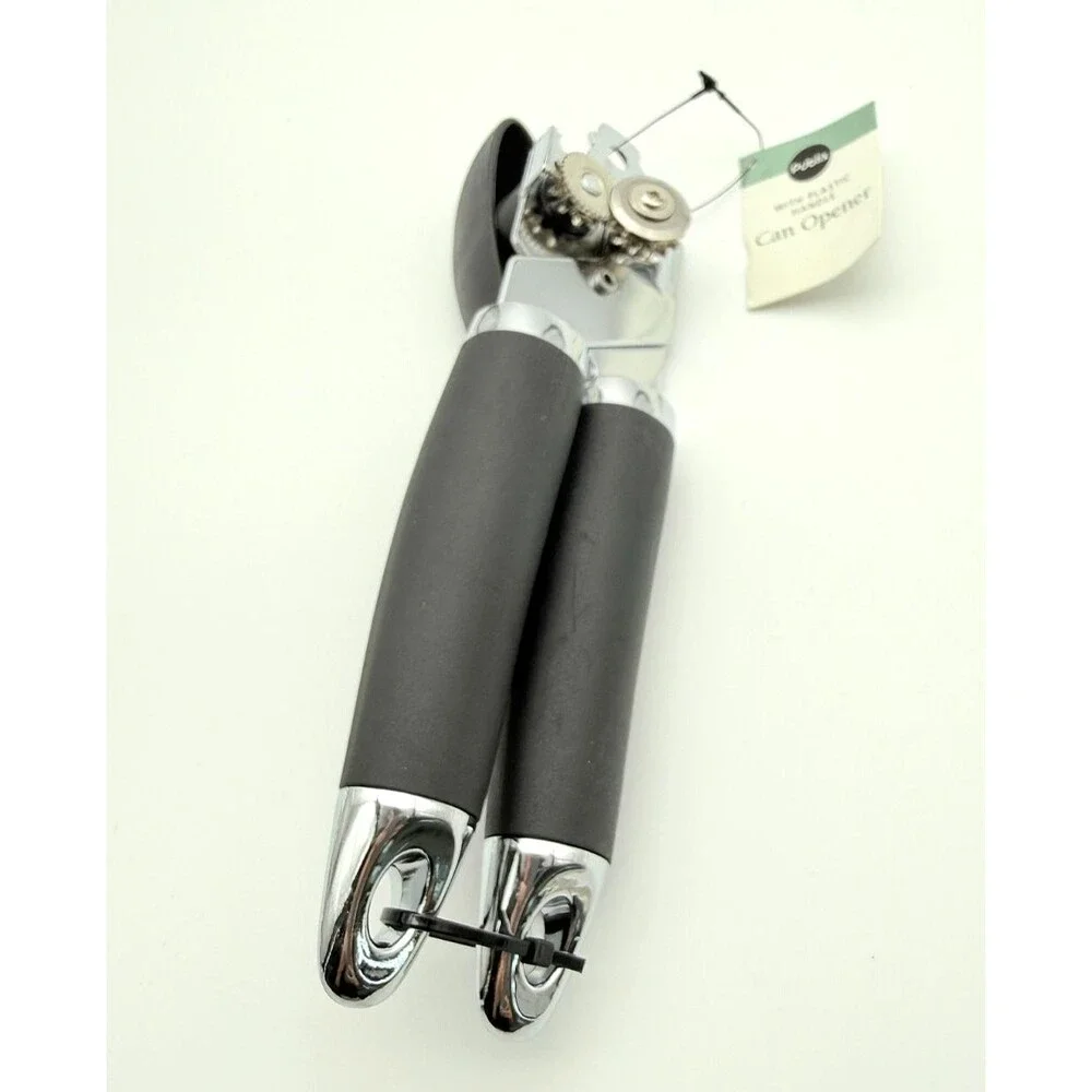 Publix Manual Can Opener Soft Grip Ergonomic Handle Chrome New with Tag